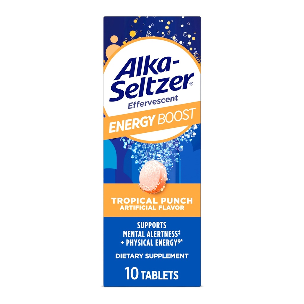 Alka-Seltzer Energy Boost, 10ct