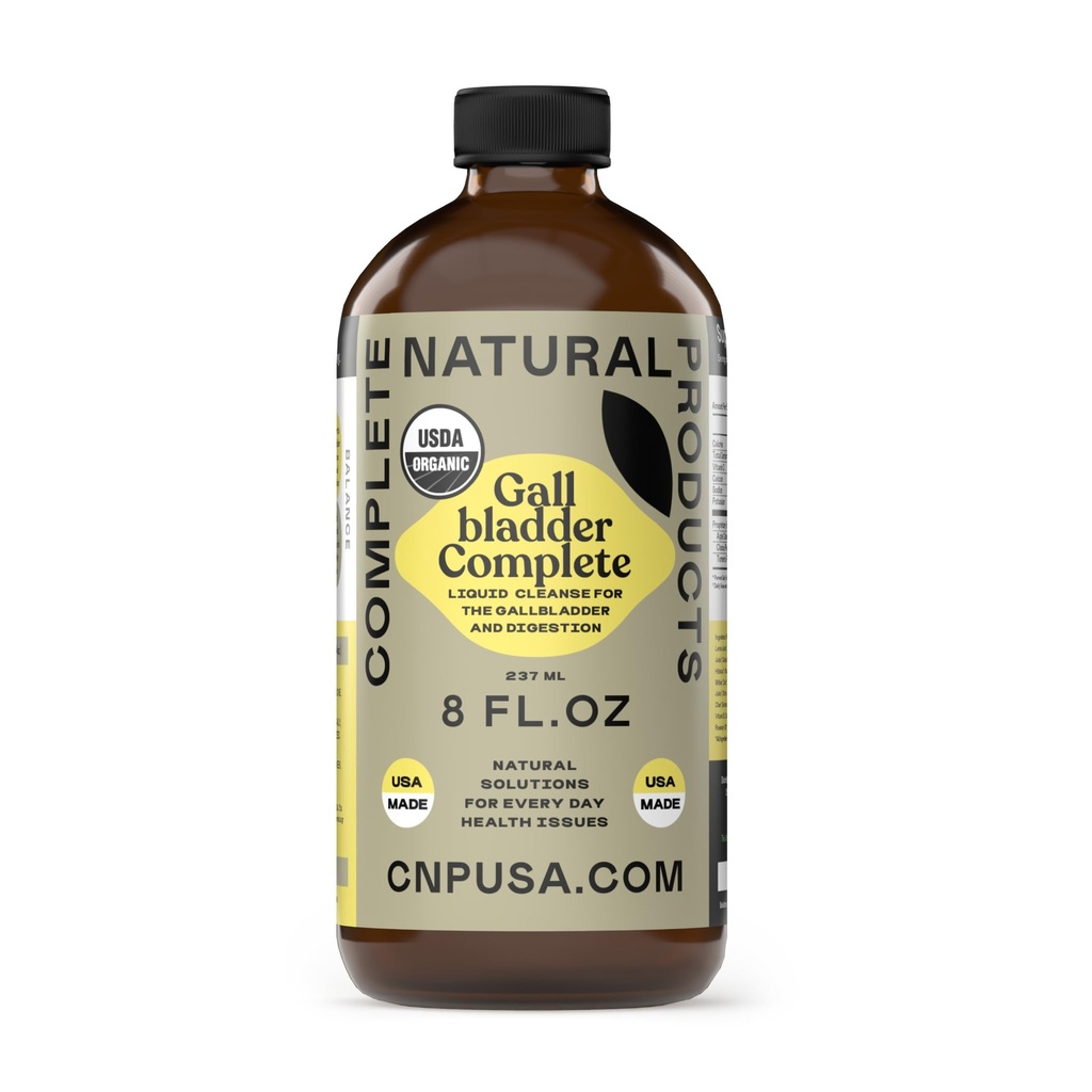 Gallbladder Complete 8oz Organic Liquid Concentrate - Digestive Essig Bitter Ergänzung
