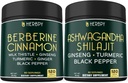 Bundle 7in1 Berberina HCl & 5in1 Ashwagandha Shilajit Integratori
