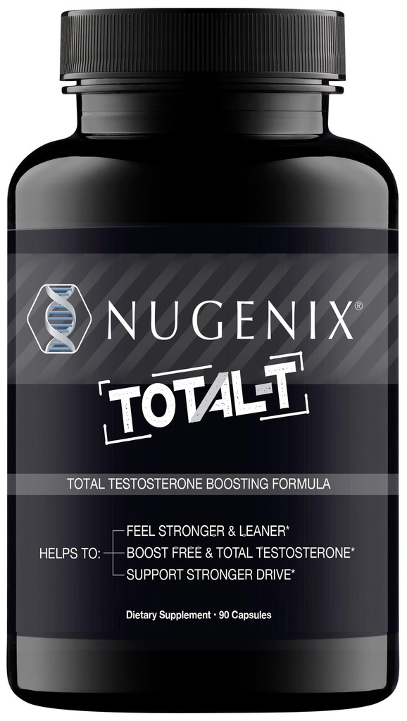 Nugenix Total-T, Free and Total Testosteron Booster Supplement für Männer, 90 Count
