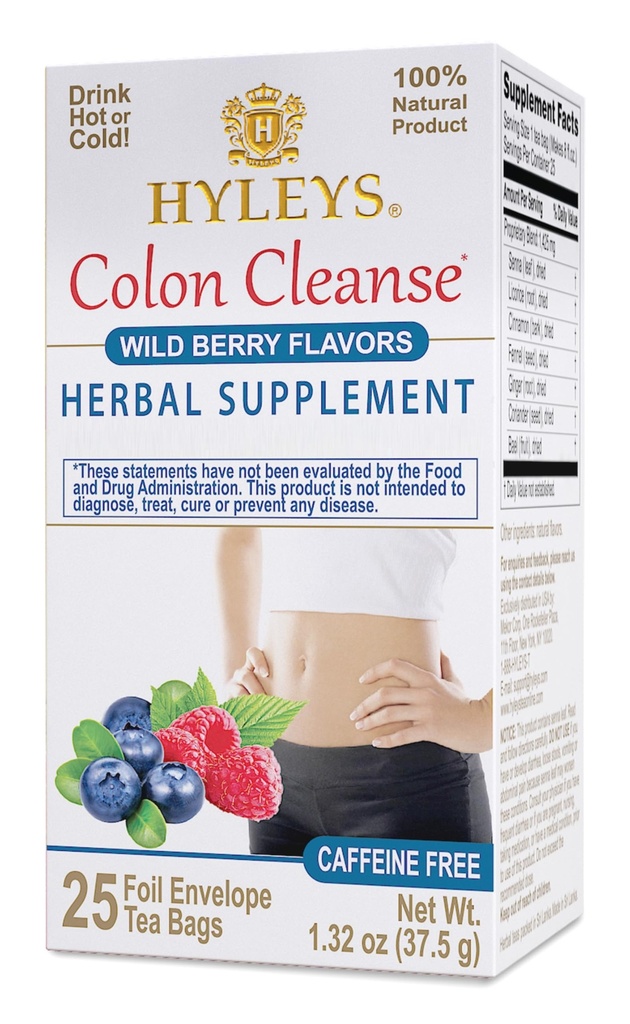Hyleys Tea Colon Cleanse Wildbeeren (1 Pack)