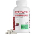 Bronson Resveratrol 500 Complex Standardisierte Trans-Resveratrol + Trauben Seed & Rotwein Extrakt, 120 Kapseln