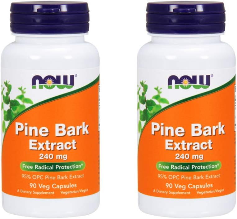 NOW Alimenti Pino Bark estratto 240 mg, 90 capsula vegetale (2 Confezione)