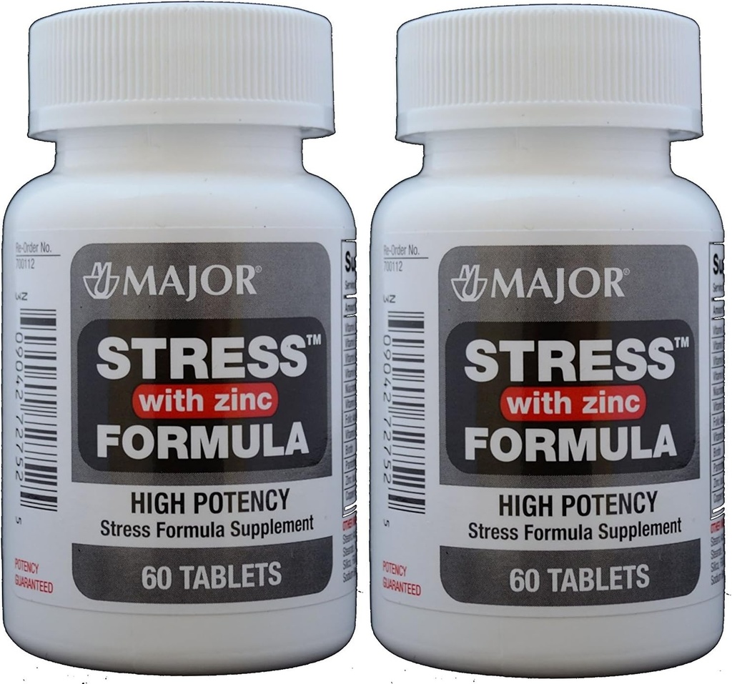 Rugby Multivitamin mit Zink Stress Formel - Nahrungsergänzung - 60 Tabletten