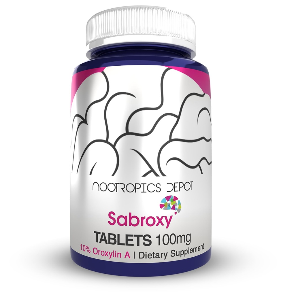 Nootropics Depot Sabroxy® Comprimés de 100mg de numération 90 au minimum 10% Oroxylin-A-