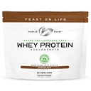 Muscle Feast Gras-Fed Whey Protein Konzentrat Pulver, All Natural, Hormone freie Weide Raised Whey Protein Pulver für Frauen & Männer, Clean, Non-GMO & Gluten freie Whey Konzentrat - Schokolade, 2lb