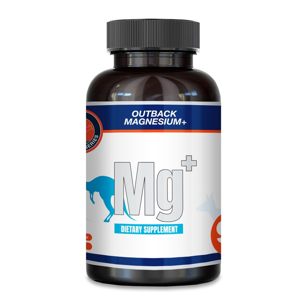 Die Outback Serie Magnesium+ Beilage - 300mg Magnesium Citrat & Glycinat - 90 Count
