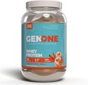GenOne Whey Protein Pulver Isolieren, 25g Protein und 6.5g BCAAs pro Servieren, Cinnamon Roll, Low Carb, Fast Digesting, 30 Servierungen, 2.25 LB