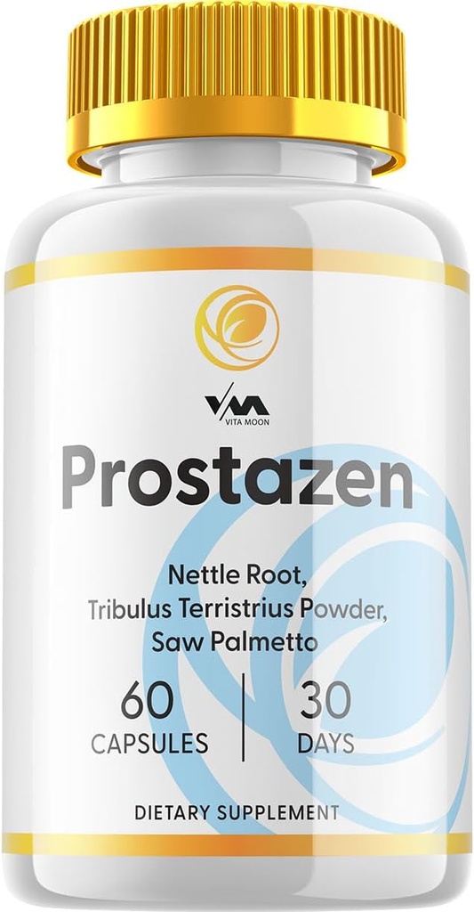 (1 Pack) Prostazen Prostata Support Kapseln – Prostazen Pillen Supplement, Maximale Stärke, Neue verbesserte Multivitamin-Formulierung, Prostazen Bewertungen, 60 Kapseln