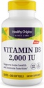 Gesunde Herkunft Vitamin D3, 2000 IU, 360 Count
