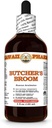 Hawaii Pharm Butcher's Broom Extract, Tincture for Circulatory Support, Promuove il comfort, Riduce il gonfiore, Facilità Lightheadedness, Supports Balance & Stability - 4 fl.oz