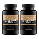 Supplément de booster d'oxyde nitrique Nugenix - Débit d'oxyde nitrique, L-Arginine, L-Citrulline, Extrait d'écorce de pin - Vasodilatateur - 200 Compte