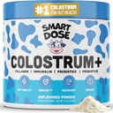 Bovine Colostrum+ Pulver für Gut Health & Digestion - 12-in-1 Formel für Bloating, Immununterstützung & Energie - mit 45% IgG ImmunoLin, Probiotics, Prebiotics, Collagen & L-Glutamin