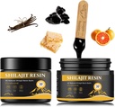 shilajit Resin für Herren - Maximale Potency Natural Organic Shilajit Resin in 85+ Trace Minerals, Gold Grade Himalayan Pure Shiljait für Energie, Immununterstützung, 50 Gramm Pack von 2 (6 Monate Versorgung)