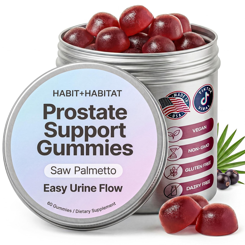 Prostata Shield Gummies - Männer Prostata Gesundheit Urinary mit Saw Palmetto & Lycopene