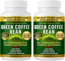 Grüne Kaffeebohnen-Extrakt, 100% reine grüne Kaffeebohnen-Kapseln, 50% Chlorogenic Säure, 10.000 mg Stärke, 120 Kapseln, 4 Monate Versorgung, Non-GMO und Gluten frei, traditionelle Kräuterergänzung