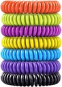 14 Pack Moskito Armbänder für Kinder Erwachsene - Natur Citronella, Lemongrass und Eucalyptus, Bis zu 350 Hour of Protection