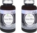 Aloha Medicinali Gano Ultra, Certificato Organic Mushroom Supplement, Natural Health Supplement, Confezione da 2, 90 capsule Ogni