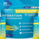 HydroMATE Elektrolyt Pulver Zitronen Limetten Hydration Packets Low Sugar 30 Count