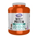 NOW Alimenti Nutrizione sportiva, Proteine del siero, 24 g Con BCAA, Polvere di cioccolato cremoso, 6-Pound