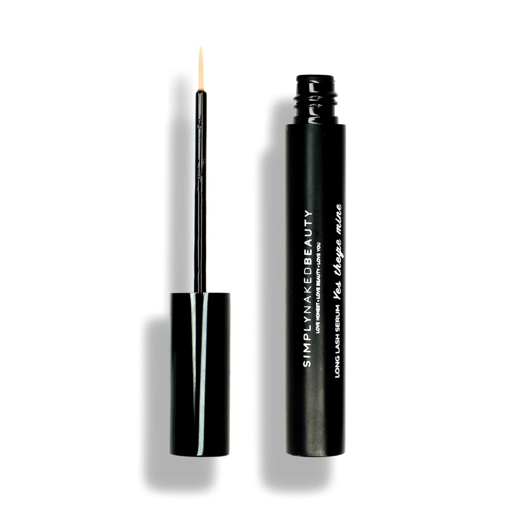 Lash Growth Serum & Brow Enhancer (5 ml) Holen Sie sich länger, Fuller Wimpern in 12 Tagen - Natural & Plant Peptid Basierend für gesunde Brow & Lash Growth - Cruelty Free Lash Serum von einfach Naked Beauty