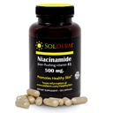 Niacinamid Non-Flushing Vitamin B3 Supplement | Vegetarische und glutenfreie Vitamin Niacinamid Tabletten mit pflanzlichen Cellulose Casings | Fördert Gesunde Haut | 120 Kapseln | 500mg