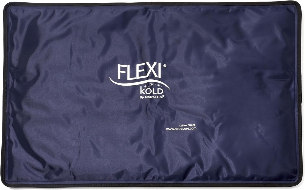 FlexiKold Extra Large Gel Soft Flexible Ice Pack für Verletzungen – Ice Compress, Ice Pad, & Flat Ice Wrap für Postchirurgie für Verletzungen der Schulter, HIPS & Full Back – XL – Oversize 13” x 21.5”