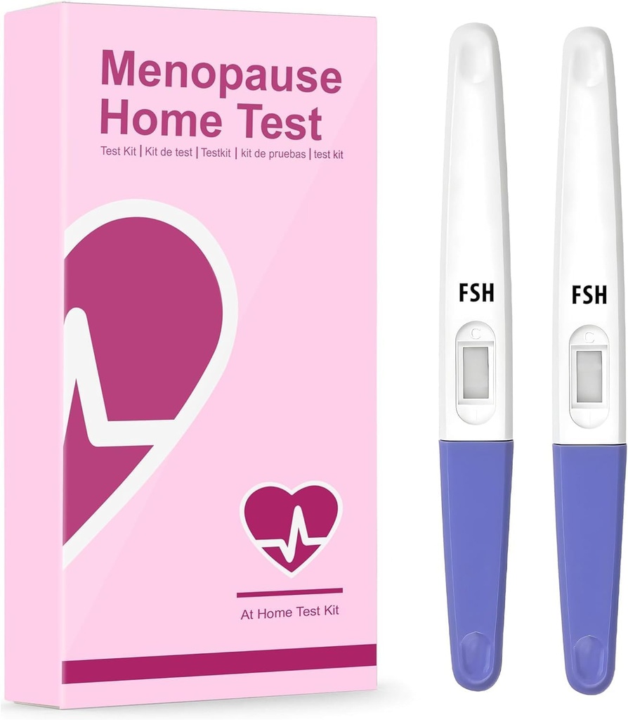 Menopause Teststreifen bei Home Ergebnisse in 3 Minuten - FSH Menopause Stage Indicator | Perimenopause Teststreifen Helfen Sie Ihre Menopause Levels zu bestimmen (2 CT)