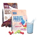 WILD SOCIETÀ Clear Isolate + Whey Concentrate Super Combo - Rocket Pop Clear Concentrato di Whey + cioccolato olandese