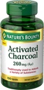 Carbone attivo della natura 260 mg, 100 capsule, integratore alimentare per sostenere uno stile di vita sano