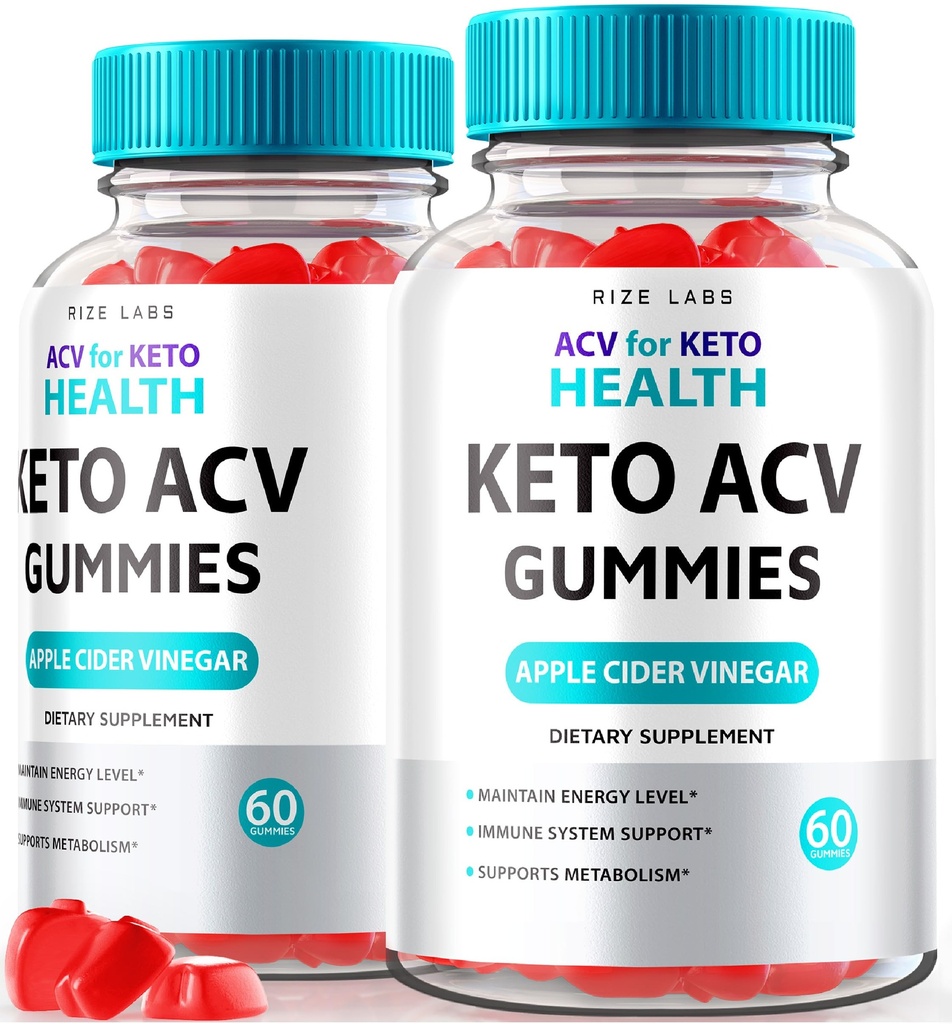 rize labs - ACV per Keto Health Gummies - 750mg Perdita di peso avanzata con Aceto di Sidro di Mela Integratore ACV per Belly Fat (120 Gummies)
