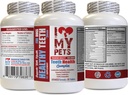 I LOVE MY PETS LLC Dog Gum Health - Hundezahn-Gesundheitskomplex - für gesunde Gums und Bad Breath - Dog Mineral Supplement - 60 Bäume (1 Flasche)