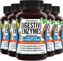 FarmHaven Enzymes digestifs avec 18 Probiotiques & Herbes. Papaya, Bromelain, Protease & More pour Absorption de Lactose & Meilleure Digestion.