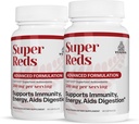 TURNER Super Reds Kapseln mit UAF1000+, Neuseeland Red Superfood Energy, Essential Veggies, Antioxidantien, Enzyme, Cleanse, 180 Kapseln, 2 Flaschen