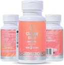 Tu sei NATURAL Clean Skin Supplemento | Acne Support | Vitamine di supporto per la pelle per le donne, Uomini e adolescenti, Vitamina A, Zinco, DHA, Vitamina B3, Vitamina C, Vitamina E - Gluten Free - Made in USA - 60 Capsule