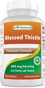 Best Naturals Blessed Thistle Breastfeeding Lactation Capsules - 800mg/Serving - 250 Count