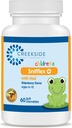 Creekside Naturals Snifflex, Sinus pour enfants et soutien respiratoire, Elderberry pour la santé immunitaire, pédiatre formulé avec NAC, Quercetin et Bromelain, Zero Sugar, Vegan, 60 Soft Chewables