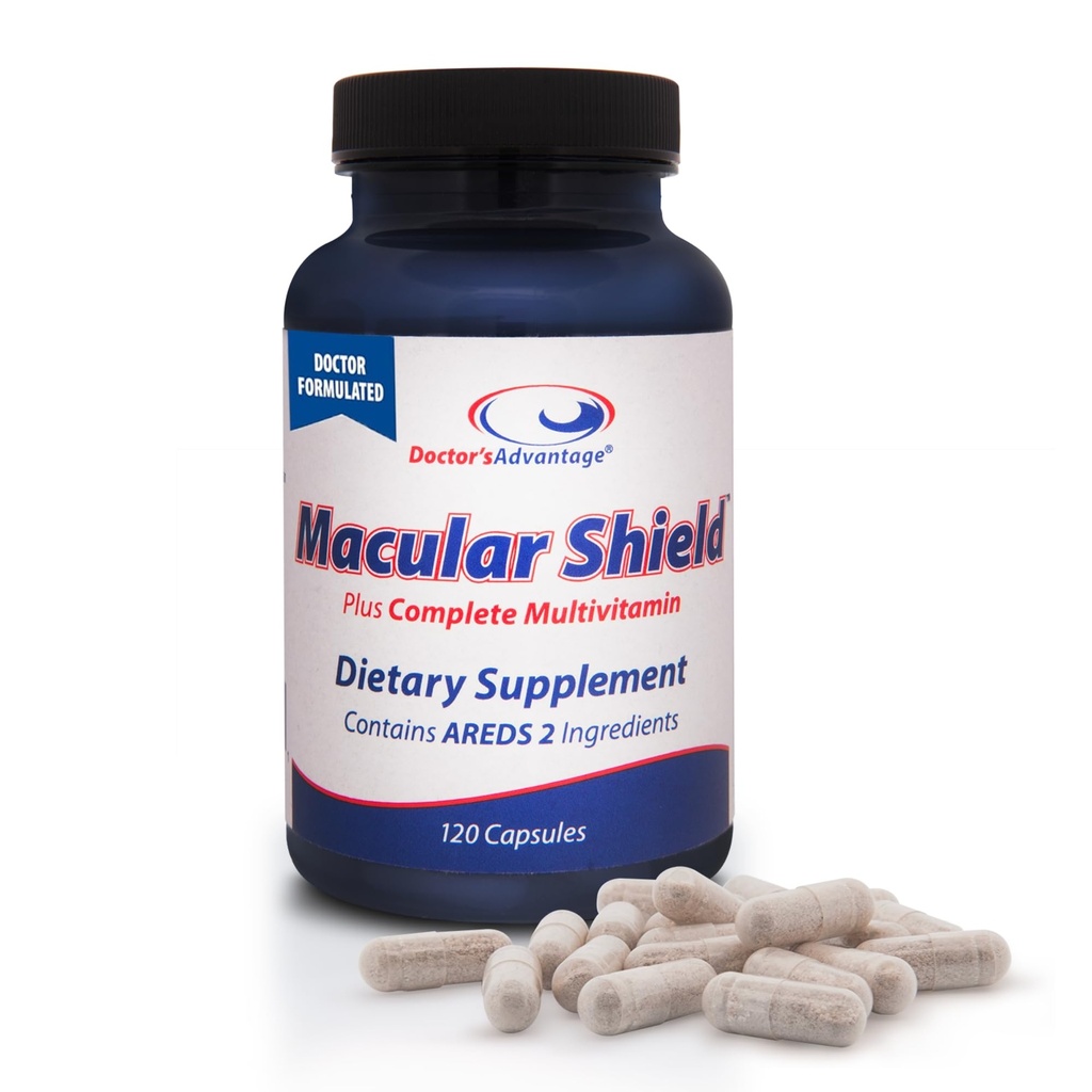 Vantaggio del medico Cellulare Occhio Vitamine Plus Multivitamina – 120 capsule, 30 giorni di alimentazione – Luteina e Zeaxantina Integratori con AREDS 2® Vision Ingredients & Complete Multivitamin Complex