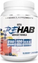 Rehab High Performance Intraworkout Formel 10g BCAA & EAA – Carb10 | Enhance Recovery & Hydration | Keto Friendly | 25 Servierungen (Blueberry Lemonade, 25 Servieren)