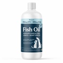 Fera Animali Fish Oil - Omega 3 per cani e gatti per sostenere le articolazioni, cuore, pelle e cappotto Salute - Non OGM con vitamina E - 8 oz