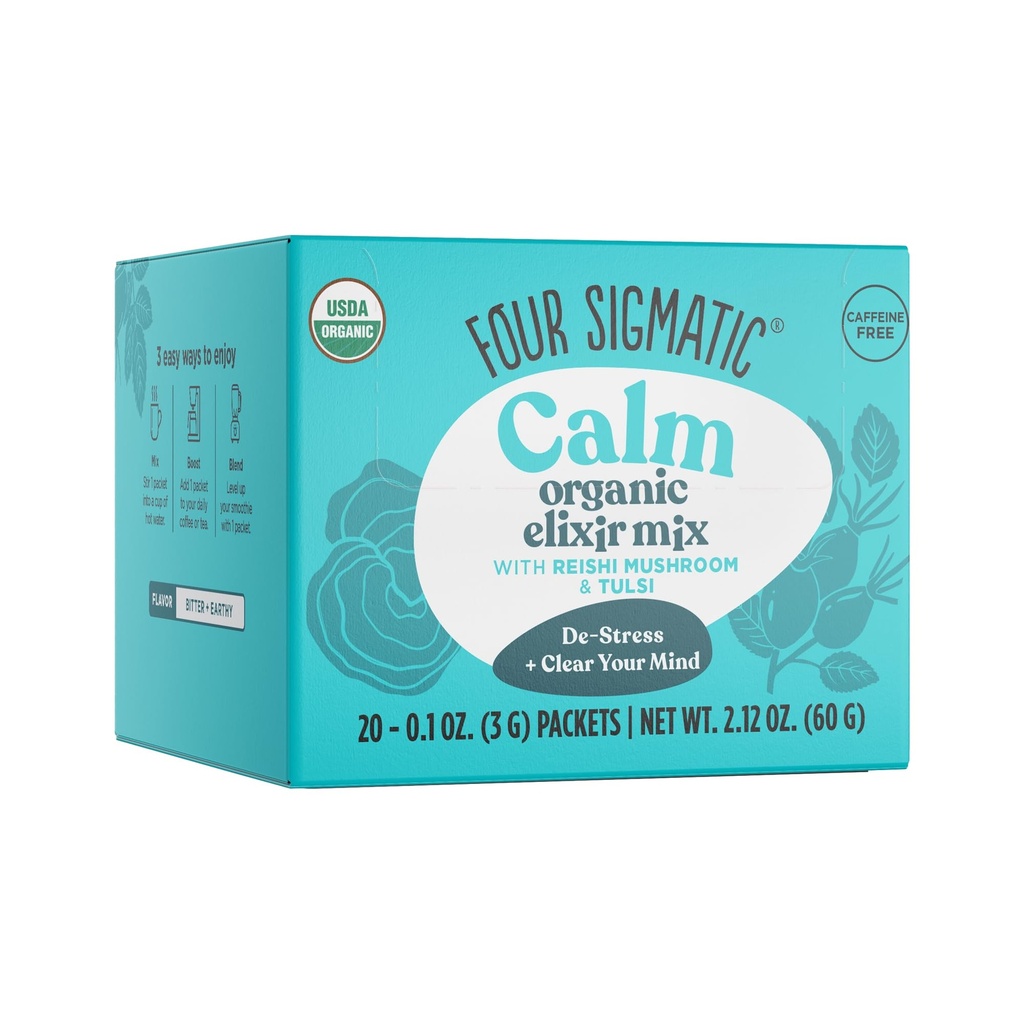 Quattro Sigmatic Reishi Mushroom Elixir, USDA Organic, freddo e sonno, Vegan, Paleo, 20 Conte