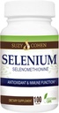 Suzy Cohen Selen-Ergänzung 200 mcg, Gesundes Herz, Immunsystem, Unterstützung Schilddrüse, Prostrate-Funktion, Yeast Free Chelat Tummy Friendly Amino Acid, Highly Bioavailable, 100 Veg Capsule