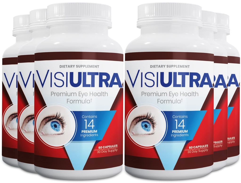 Eye Health Supplement – 14 nutrienti essenziali per la visione chiara, la protezione della luce blu e la salute dell'occhio a lungo termine. Supporta Clarity e Eye Wellness. 60 capsule. (6 Confezione)