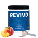 White Peach Natural Energy Supplement für verbesserten Fokus, Gehirn Fog Entfernung & Erhöhte Congnitive Funktion - Yerba Mate Infused