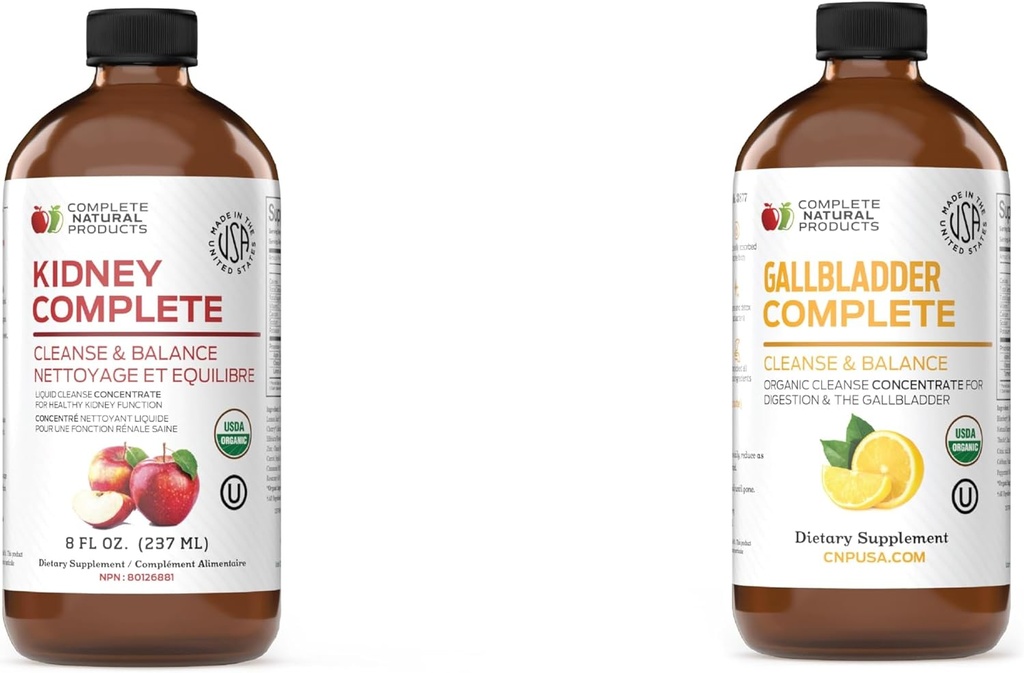 Komplette natürliche Produkte Niere Komplett 8oz & Gallbladder Komplett 8oz Bundle