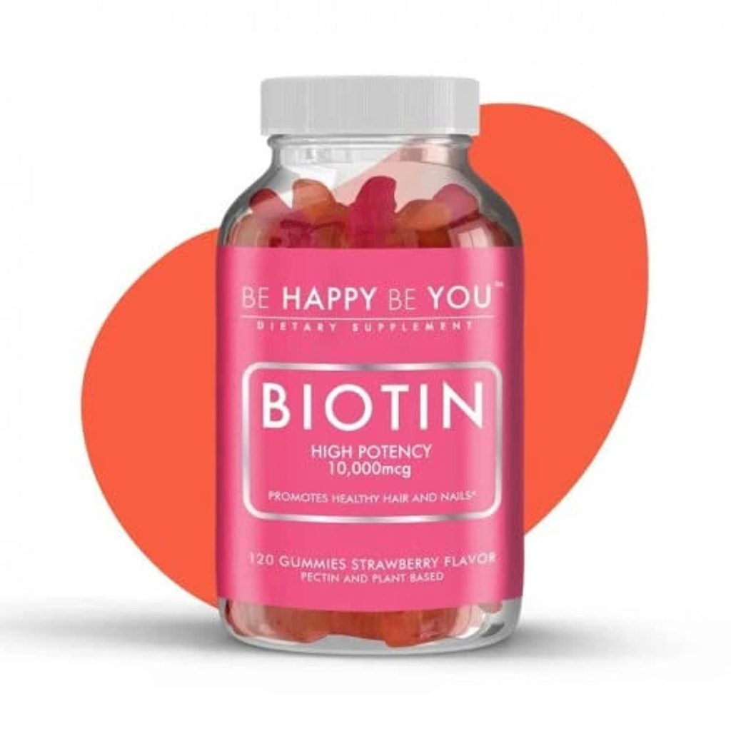 Biotin, BE HAPPY BE YOU, 120.0 Count, (Pack von 1)