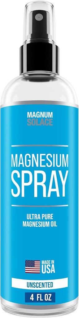 Magnesium Spray - USP Grade Pure Magnesium Oil Spray, 4 oz