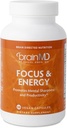 BRAINMD Dr Amen Focus & Energy - 120 Capsule, Confezione da 2 - Promuove Concentrazione & Attenzione - Caffeina Free, Gluten Free - 60 Total Servings