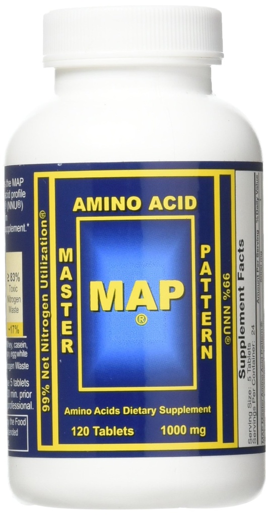 Landkarte 2 X Master Aminosäure Muster 1000mg Muskelaufbau