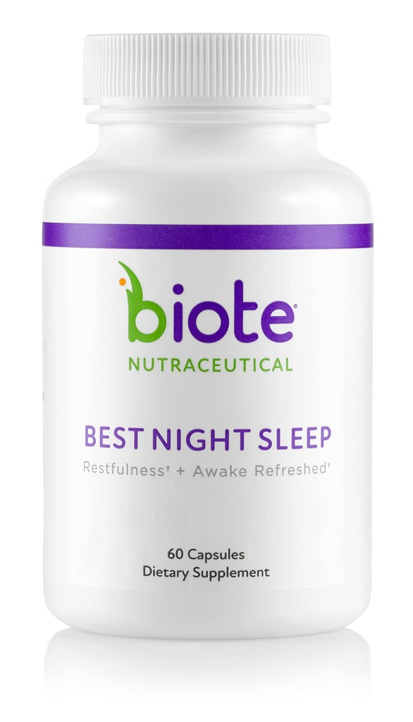 Biote Nutraceuticals - Migliore notte di sonno - riposo + risveglio rinfrescato (60 capsule)